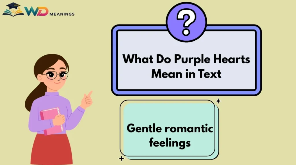 What Do Purple Hearts Mean in Text