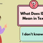 What Does IDN Mean in Text