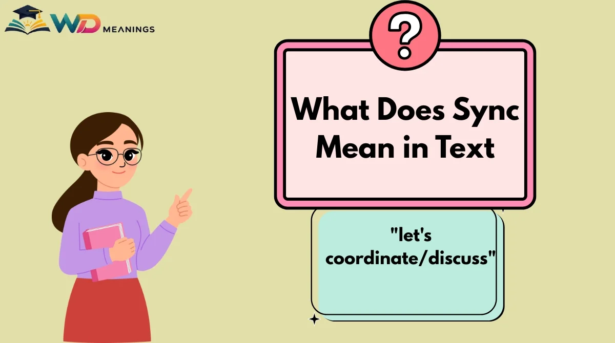 What Does Sync Mean in Text